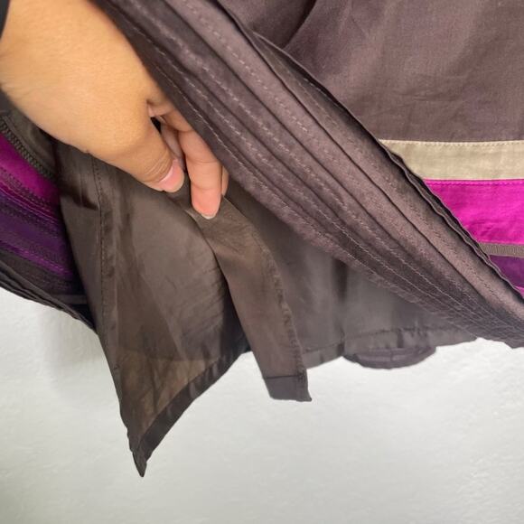 East 5th Skirt Womens Skirt Size 16 Brown Lined Knee Length Casual Wear - Picture 7 of 13